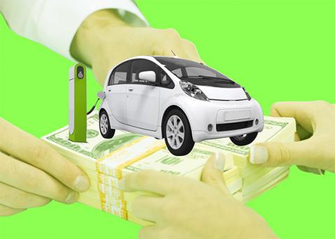 Government money paves the road beneath EV sales