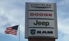 FCA dealer sign